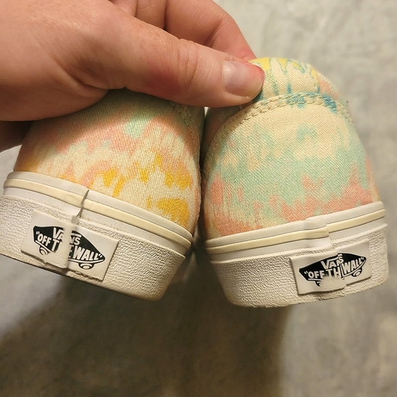 Vans Womens Canvas Sneakers, Size 9, Pastel Print - Picture 4 of 6